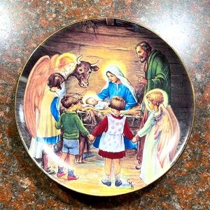 Away In a Manger 1988 Plate by Cicely Mary Barker